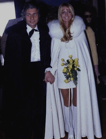 Gus Trikonis And Goldie Wedding